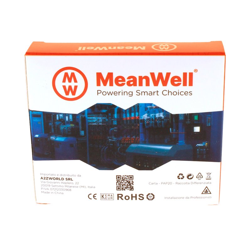 MeanWell Contattore Modulare AC 2P 1M 1NO+1NC 25A AC 230V IP20 IEC61095 / IEC60947-4-1