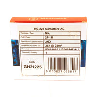 MeanWell Contattore Modulare AC 2P 1M 2NO 25A AC 230V IP20 IEC61095 / IEC60947-4-1