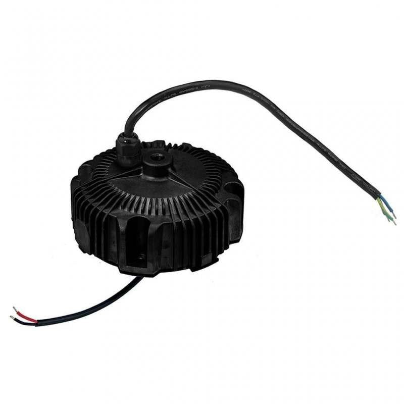 MeanWell HBG-160-24B Alimentatore Led Driver Rotondo 24V 6,5A IP67 Ricambio Per High Bay