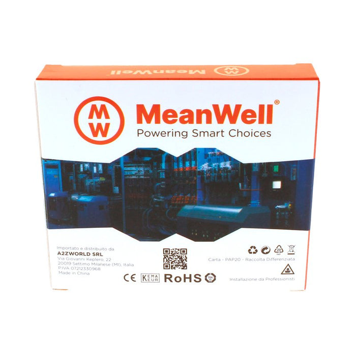 MeanWell MCB Interruttore Magnetotermico Automatico Curva B 1P+N 1M 6000A B10A AC 230V IP20 IEC60898-1