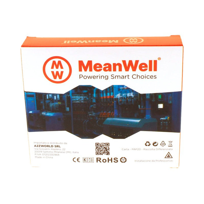 MeanWell MCB Interruttore Magnetotermico Automatico Curva C 1P+N 1M 6000A C32A AC 230V IP20 IEC60898-1