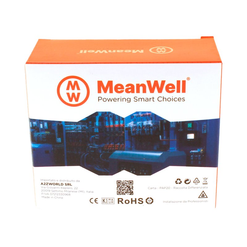 MeanWell MCB Interruttore Magnetotermico Automatico Curva C 2P 2M 10000A C25A AC 400V IP20 IEC60898-1