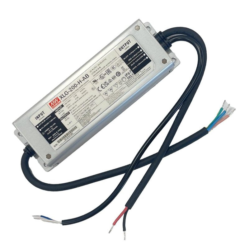 MeanWell XLG-200-H-AB Led Driver Corrente Costante 3500mA 27-56V 200W IP67 Dimmerabile 3 In 1