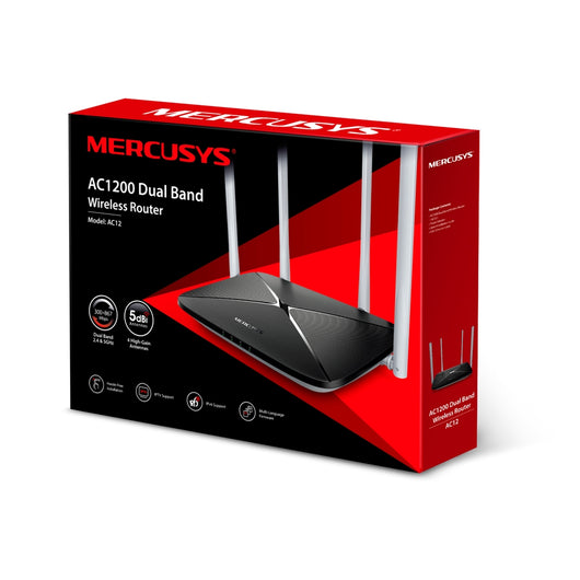 Mercusys AC12 Router Wireless Dual Band AC1200