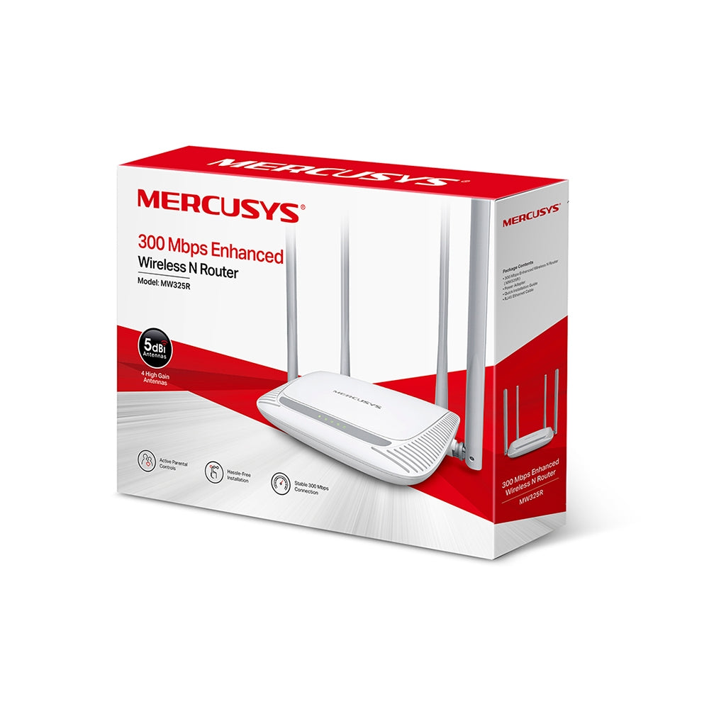 Mercusys MW325R Router wireless N 300Mbps potenziato