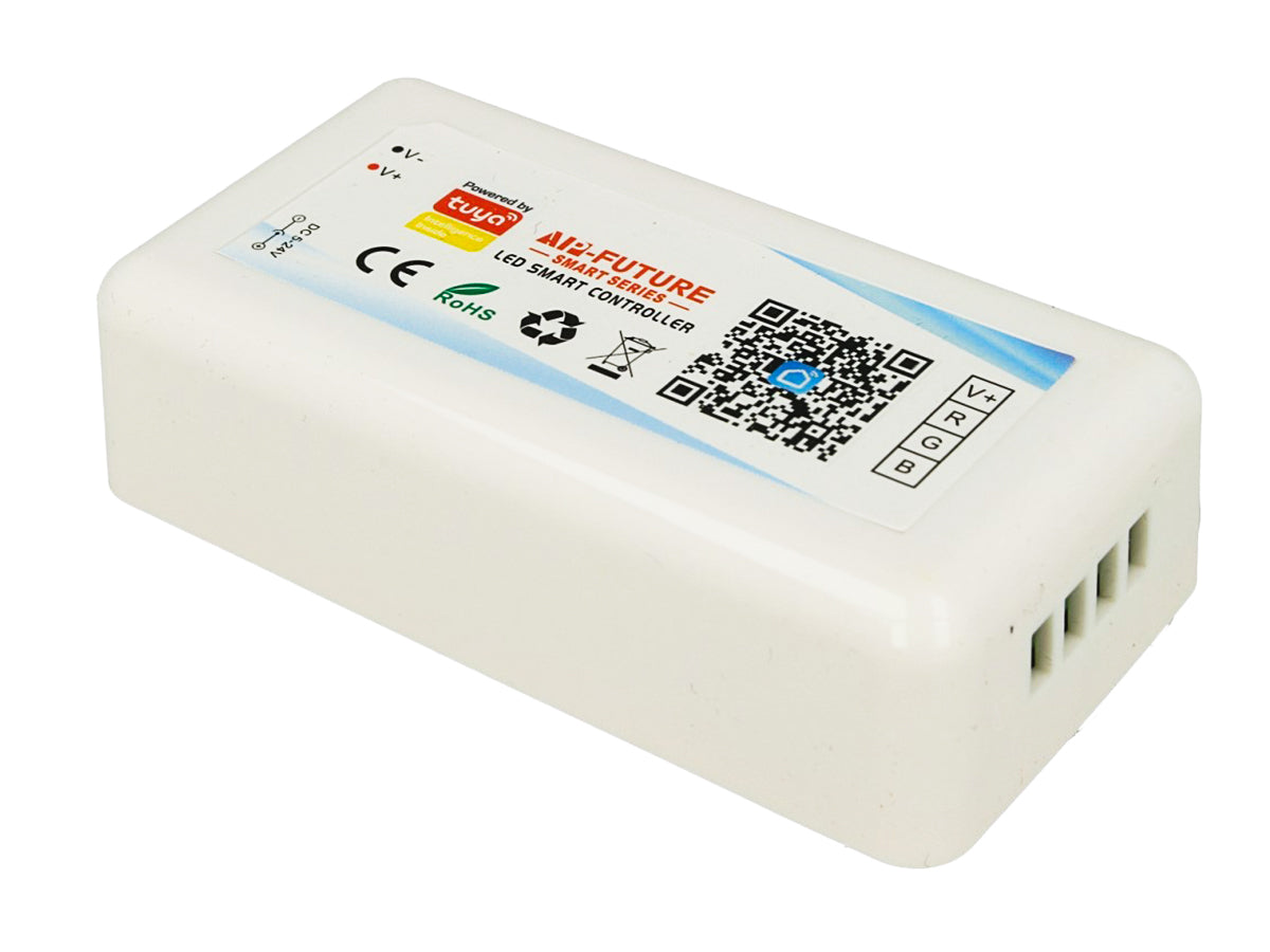 Mini Centralina Tuya Smart Controller Wi-Fi Led Dimmer RGB 3 Canali Compatibile Con Alexa Google Home
