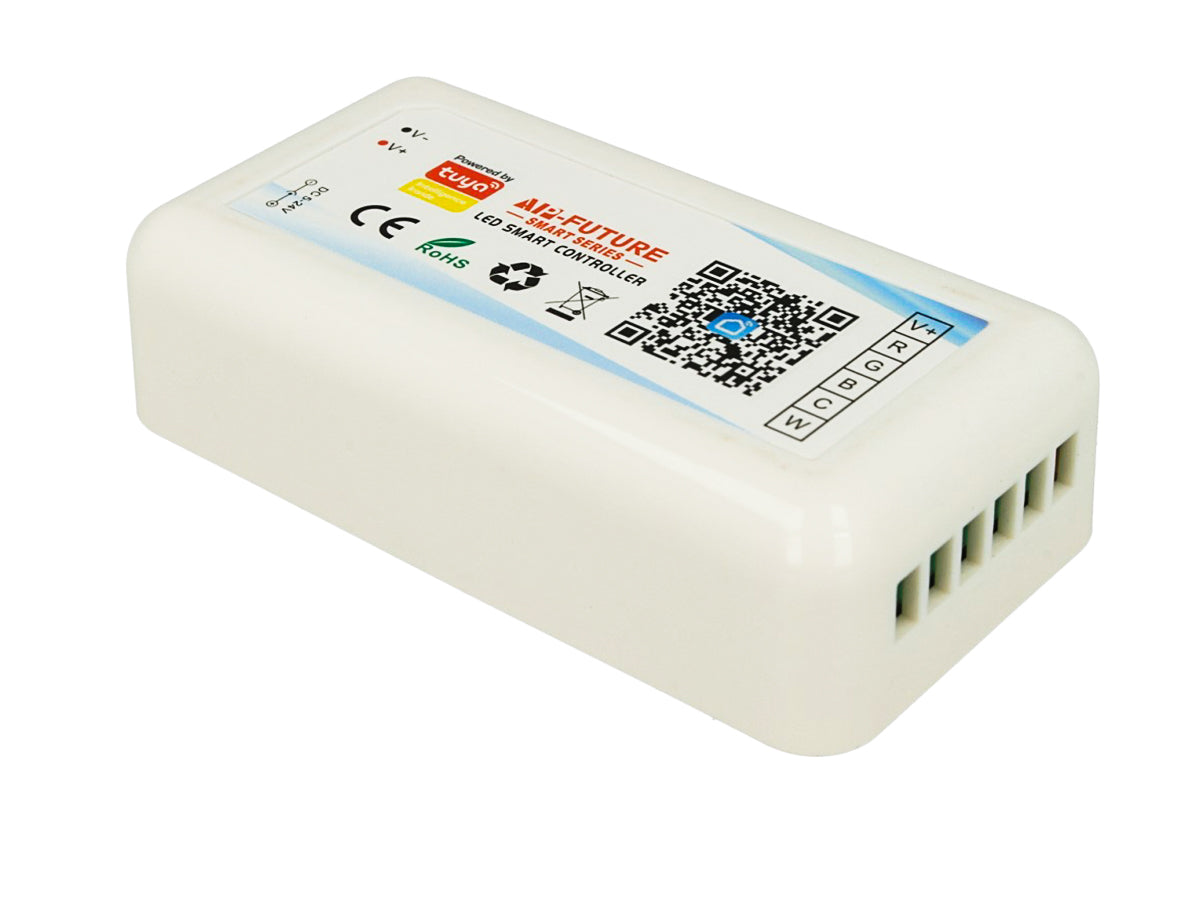 Mini Centralina Tuya Smart Controller Wi-Fi Led Dimmer RGBCW RGB+CCT 5 Canali Compatibile Con Alexa Google Home