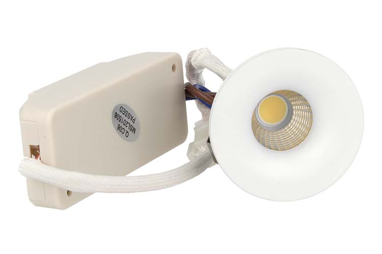 Mini Faretto Led Da Incasso Rotondo 3W Bianco Neutro 38 Gradi