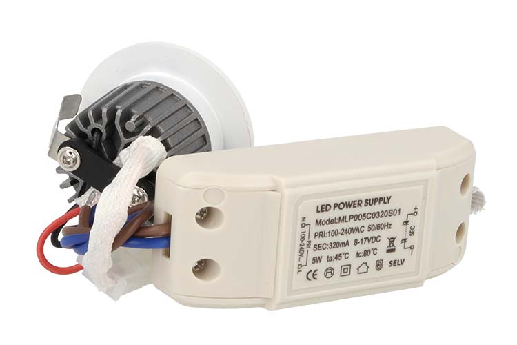 Mini Faretto Led Da Incasso Rotondo 3W Bianco Neutro 38 Gradi