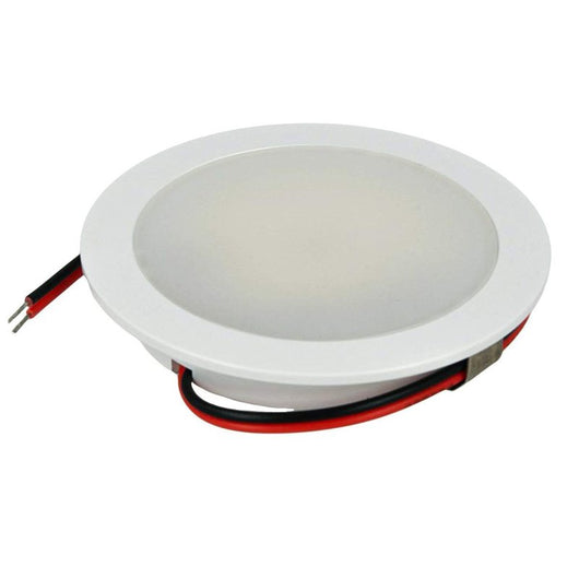 Mini Faretto Led Da Incasso Rotondo Carcassa Bianca 5W AC/DC 12V DC 24V Freddo 6000K Foro 60mm