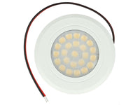 Mini Faretto Led Da Incasso Touch Dimmer Controllo Carcassa Bianca 4000K DC12V DC24V 3W Foro 55mm