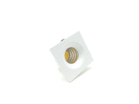 Mini Faretto Led da incasso 3W Quadrato 38mm Cob incluso Trasformatore led driver