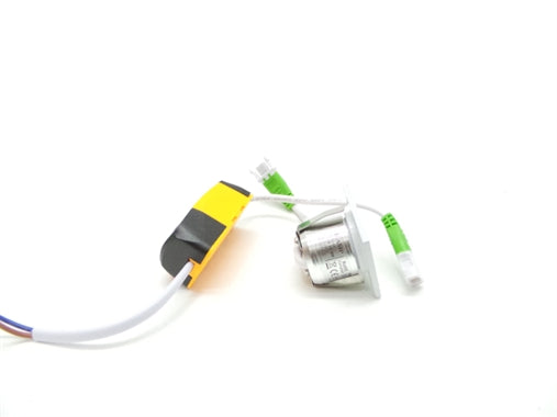 Mini Faretto Led da incasso 3W Quadrato 38mm Cob incluso Trasformatore led driver