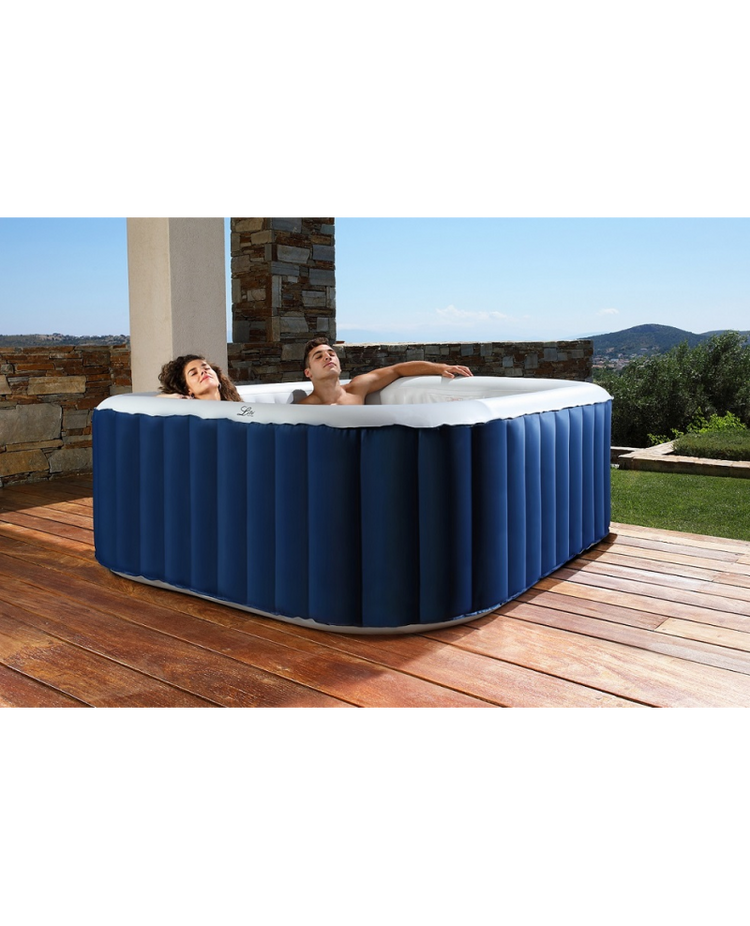 Minipiscina SPA idromassaggio gonfiabile da esterno o interno 185cm accessoriata Sicorage Paketo