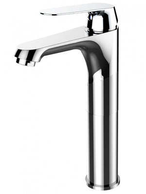 Miscelatore alto monocomando lavabo e bidet, scarico click-clack, cromo Keller Taps Sky