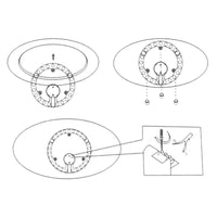 Modulo Led Per Plafoniera Led Plate Ad Anello 18W 1800LM 6500K Diametro 185mm