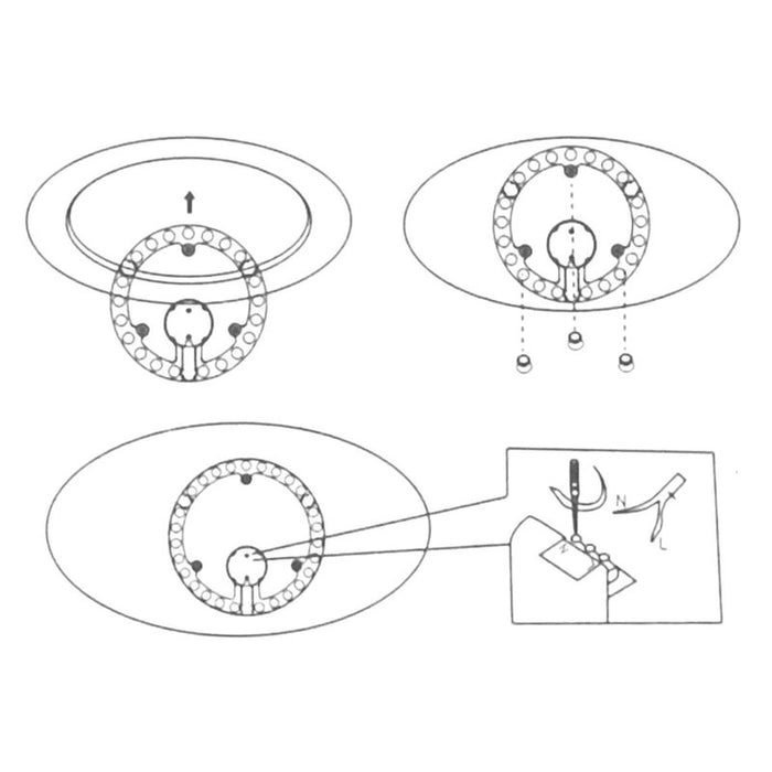 Modulo Led Per Plafoniera Led Plate Ad Anello 18W 1800LM 6500K Diametro 185mm