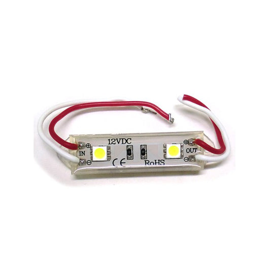 Modulo Mattone LED 2 SMD 5050 Bianco Freddo 12V Impermeabile Per Insegna Pubblicitaria