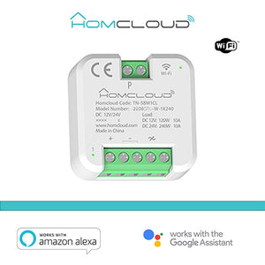 Modulo Pulsante Relè Wi-Fi 12/24V 1CH TN-SBM1CL