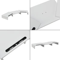 Supporto di Rialzo Monitor 'Vilppula' Base a Lunghezza Regolabile 79 - 111 cm - Bianco [en.casa]