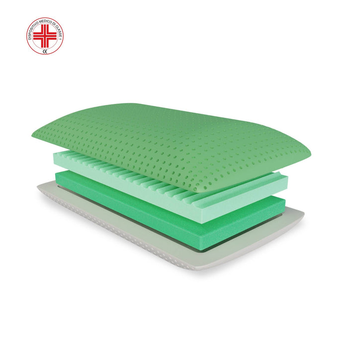 Cuscino in memory foam Anti-Insonnia Aromaterapico con Aloe Rinfrescante - Morfeo