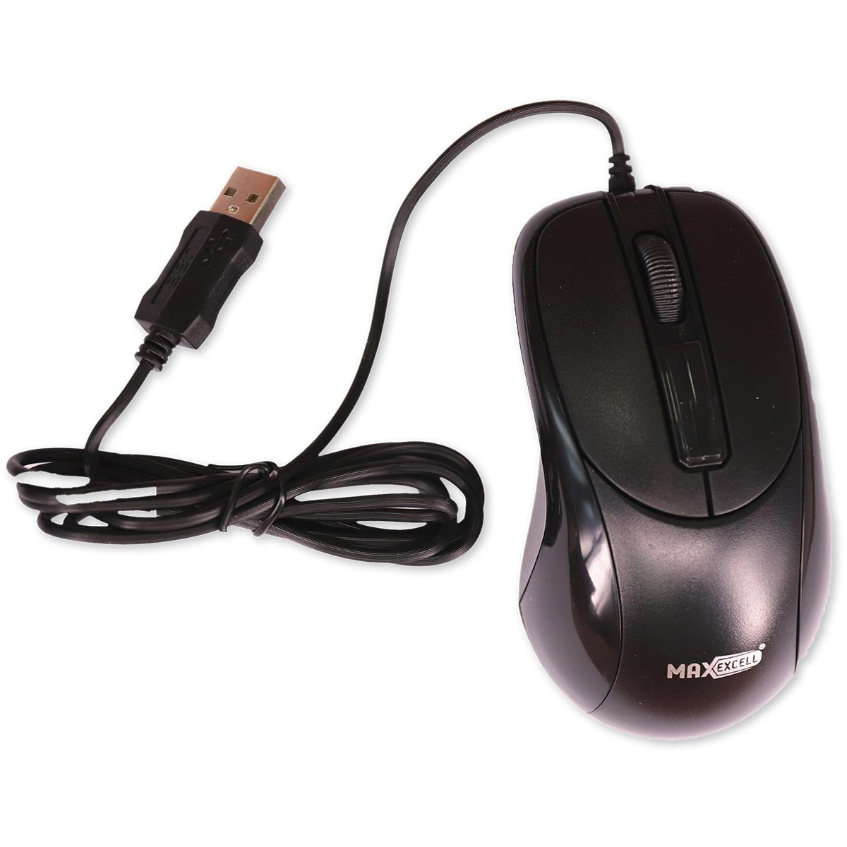 Mouse Ottico USB 2.0 Leggera e Slim da Lavoro Ufficio Viaggio Uso Personale con Cavo da 1.25 metri Modello 2966 a 2 Tasti Rotella Cliccabile