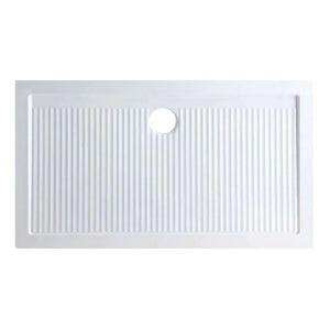 Piatto doccia in porcellana altezza 6,5 cm bianco quadrato o rettangolare *** misure 80x140xh6,5 cm, confezione 1