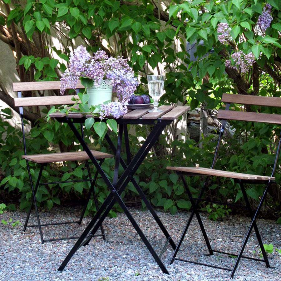 Set Tavolino e due sedie da Giardino modello Bistrot