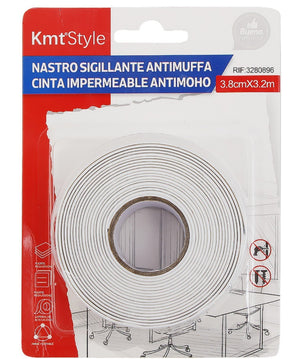 Nastro Adesivo Sigillante Antimuffa 38mm X 320cm Bianco con Simboli Mare Beautiful Sea