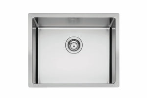 Lavello EVHOC serie LUMIUM S 54X44 cm vasca unica sopratop acciaio inox AISI 304 18/10