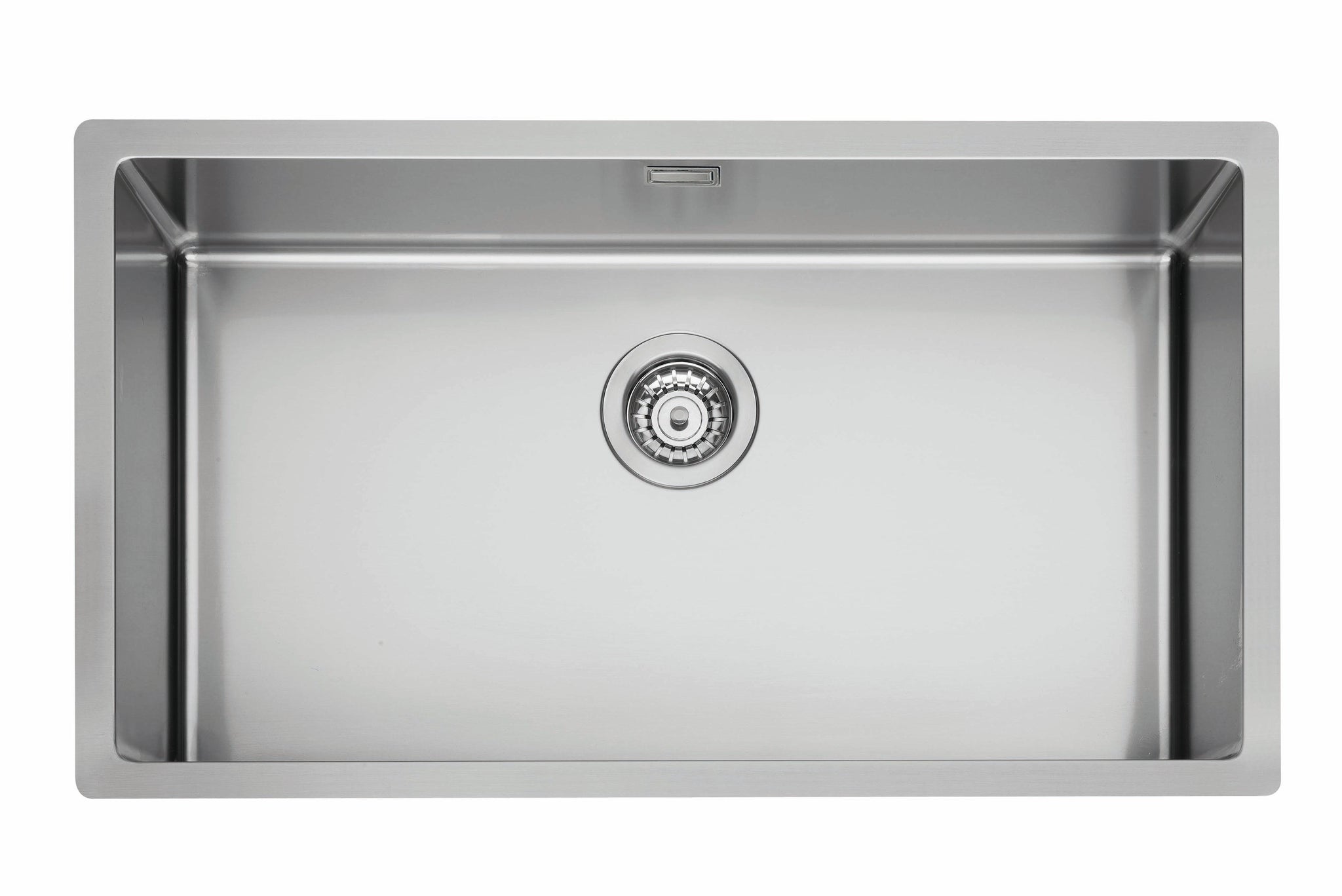 Lavello EVHOC serie LUMIUM M SOTTOTOP 74X44 cm vasca unica SOTTOTOP acciaio inox AISI 304 18/10