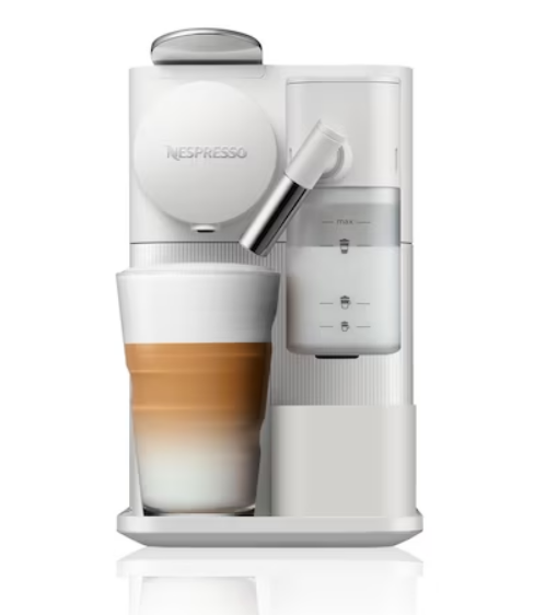 Nespresso lattissima one en510.w, macchina da caffè di de'longhi, sistema capsule nespresso, serbatoio acqua 1l, bianco