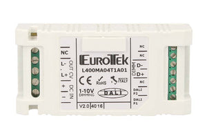 Newlab Led Dimmer Monocanale PWM 12A Controllato Da Pulsante N.O. 0-10V 1-10V Dali Potenziometro