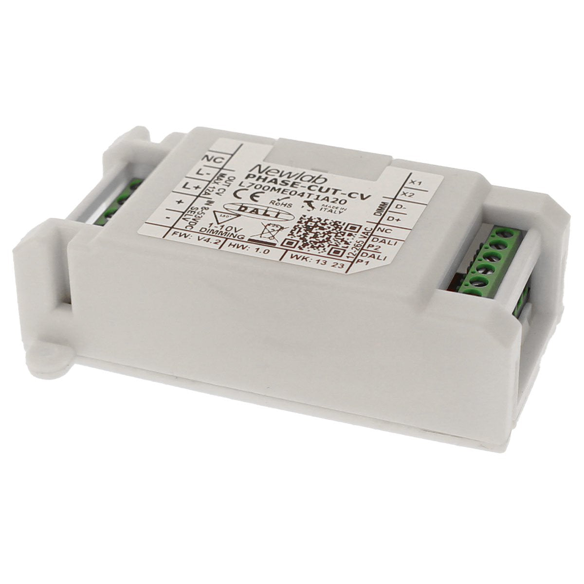 Newlab PHASE-CUT-CV Led Dimmer 12A 12V 24V 48V Ingresso Taglio di Fase Pulsante DALI 0/1-10V Potenziometro