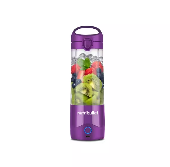 Nutribullet nbp003pu frullatore portable senza fili ricaricabile colore viola purple