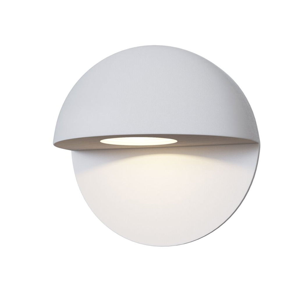 Lampada Da Parete Moderna Da Esterno Alluminio Bianco Luce Led 4,6W Ip54