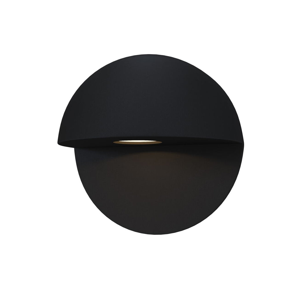 Lampada Da Parete Moderna Da Esterno Alluminio Nero Luce Led 7,4W Ip54