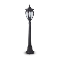 Lampada Da Terra Classica Da Esterno Alluminio Bronzo Luce1E27 60W Ip44