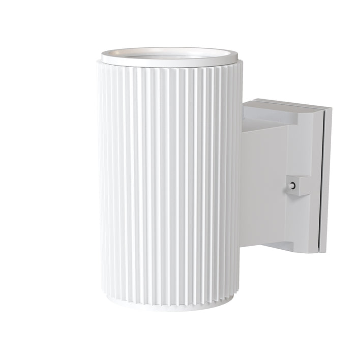 Lampada Da Parete Moderna Da Esterno Metallo Bianco Luce1E27 60W Ip54