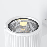 Lampada Da Parete Moderna Da Esterno Metallo Bianco Luce1E27 60W Ip54