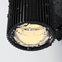 Lampada Da Parete Moderna Da Esterno Metallo Nero Luce2E27 60W Ip54