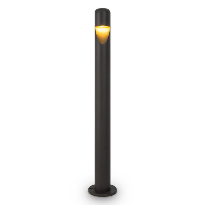 Lampada Da Terra Moderna Da Esterno Metallo Grafite Luce Led 5W Ip65