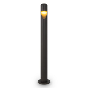 Lampada Da Terra Moderna Da Esterno Metallo Grafite Luce Led 5W Ip65