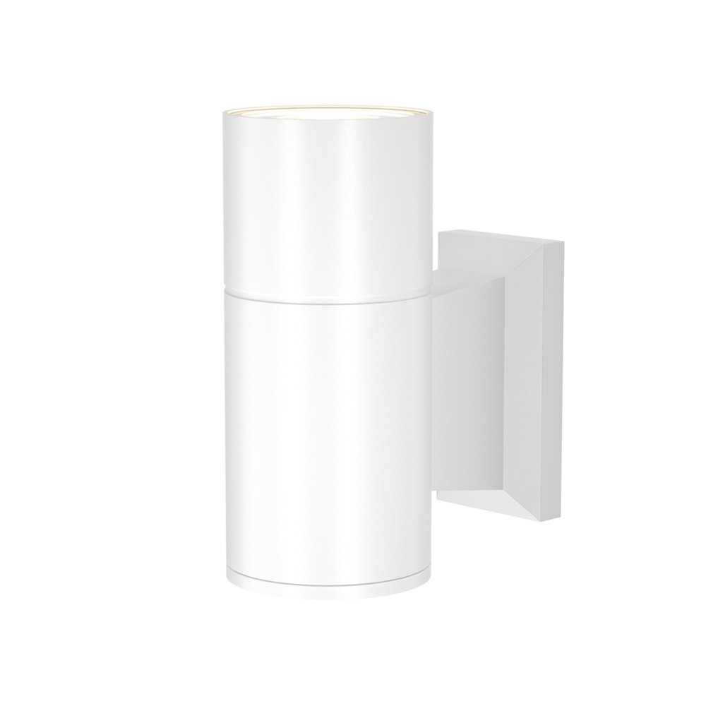 Lampada Da Parete Moderna Da Esterno Alluminio Bianco Luce1Gu10 50W Ip54