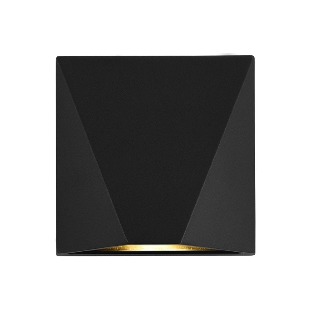 Lampada Da Parete Moderna Per Esterno Metallo Nero Luce Led 6W Ip54 3000K