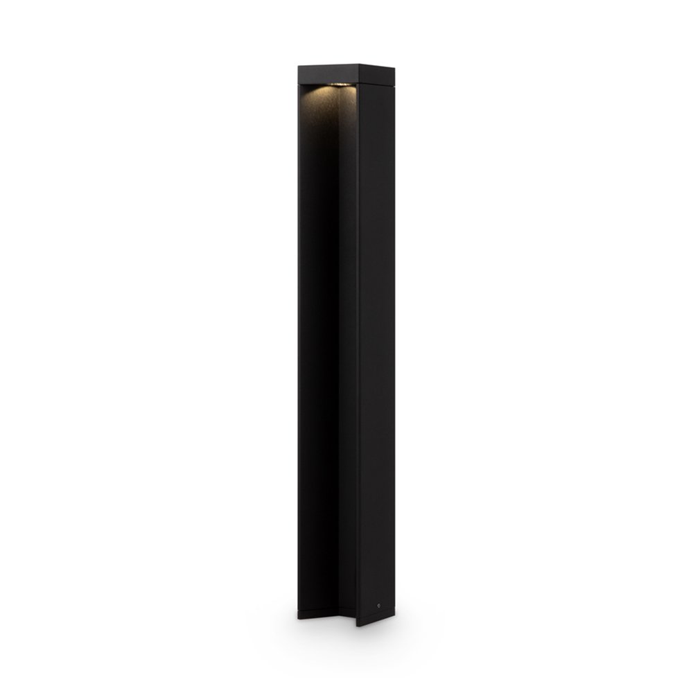 Lampada Da Terra Moderna Per Esterno Alluminio Nero Luce Led 9W Ip54