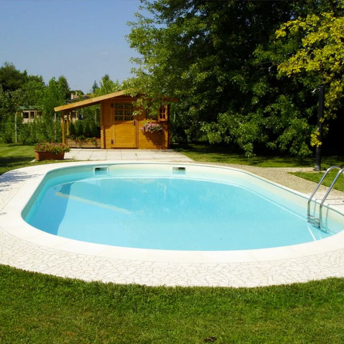 Piscina interrata OLIVIA 450 - 4,50 x 3,00 x h 1,50 m