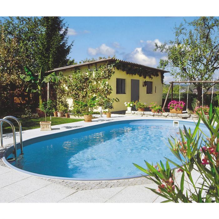 Piscina interrata OLIVIA 525 - 5,25 x 3,20 x h 1,20 m