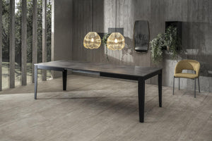 Tavolo Allungabile 130/290x80x76 cm in Melaminico Big Grigio