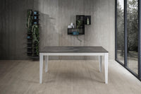 Tavolo Allungabile 130/290x80x76 cm in Melaminico Big Grigio